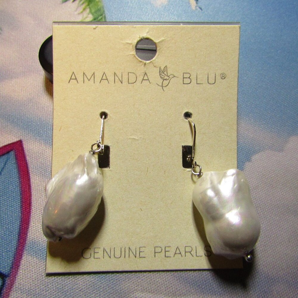 Amanda Blu | Baroque Pearl Drop Earrings